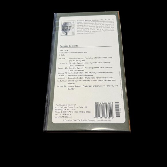 Understanding The Human Body Parts 1-4 - 8 DVDs + Booklets The Great Courses - Picture 8 of 12